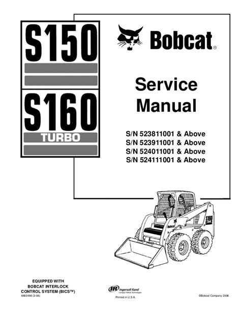 bobcat s150 service manual